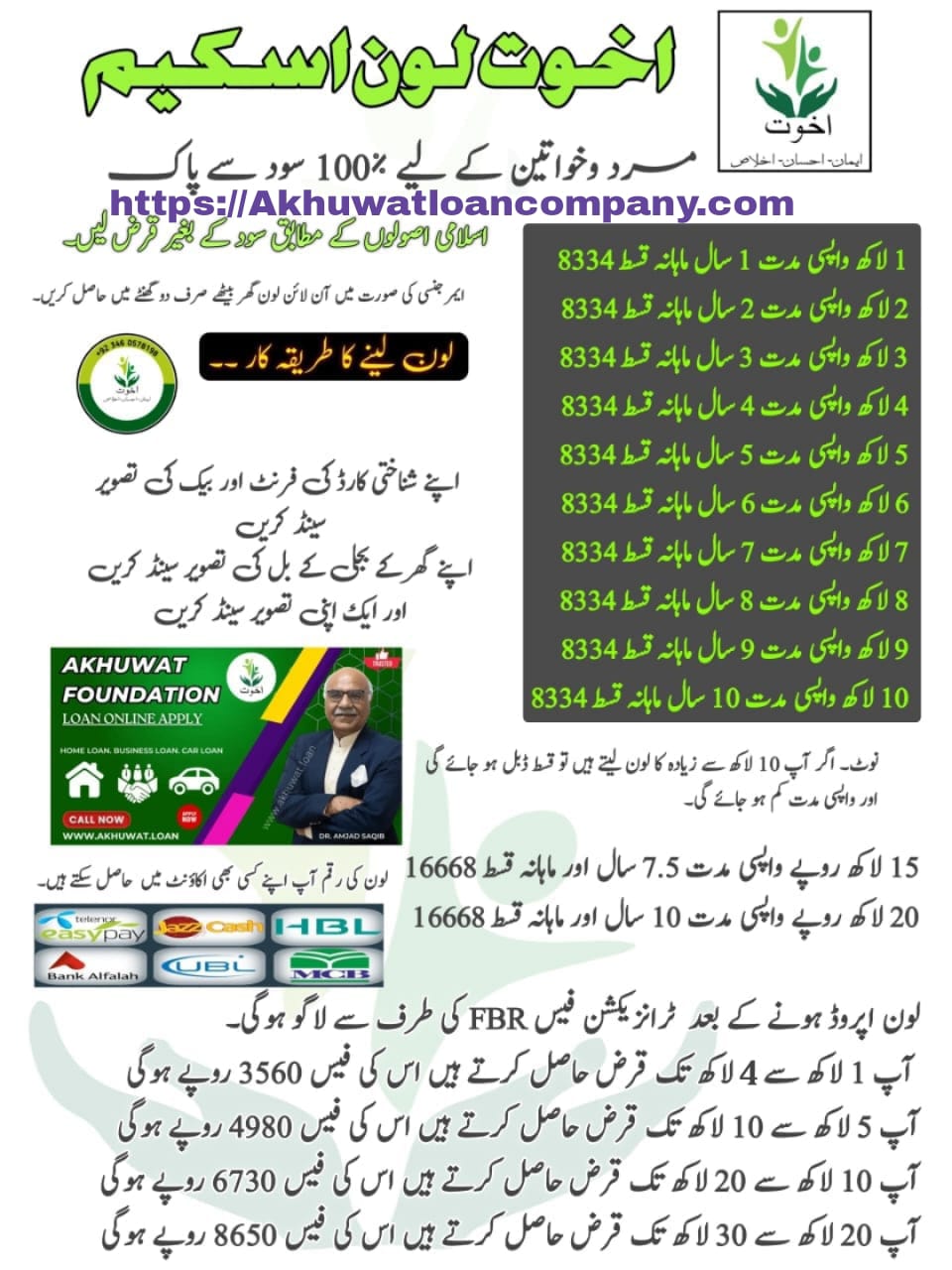 Akhuwat loan bank foundation head office helpline 2025-akhuwat loan foundation