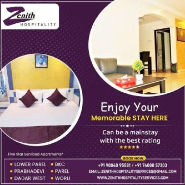 Hospitality service apartments in Mumbai | Zenith Hospitality se