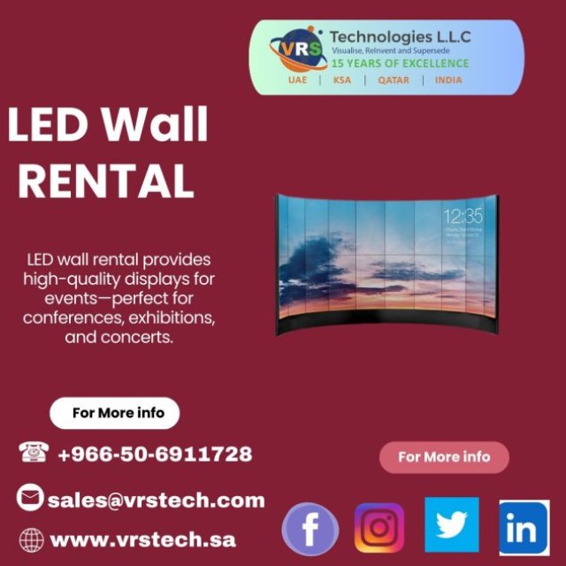 Go Big, Go Bright - LED Wall Rentals for Every Occasion