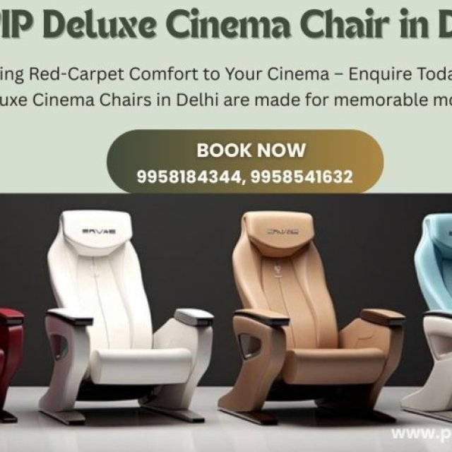 Shop VIP Deluxe Cinema Chair in Delhi for Ultimate Audience Comfort
