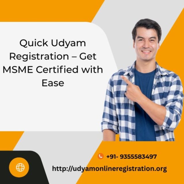 Quick Udyam Registration - Get MSME Certified with Ease