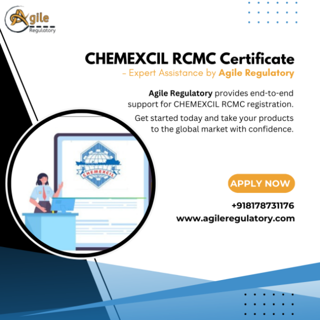 Get CHEMEXCIL Registration Fast - Expert Help by Agile Regulatory