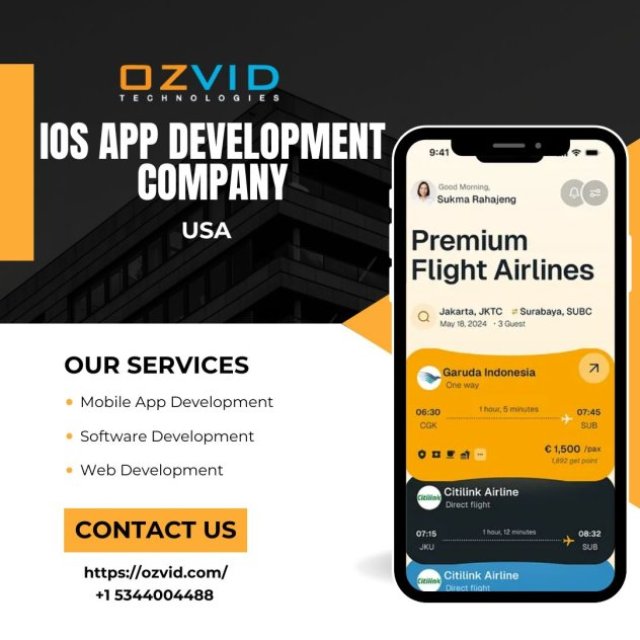 Premium iOS Apps by OZVID Technologies - iOS Mobile App Development Company in Texas