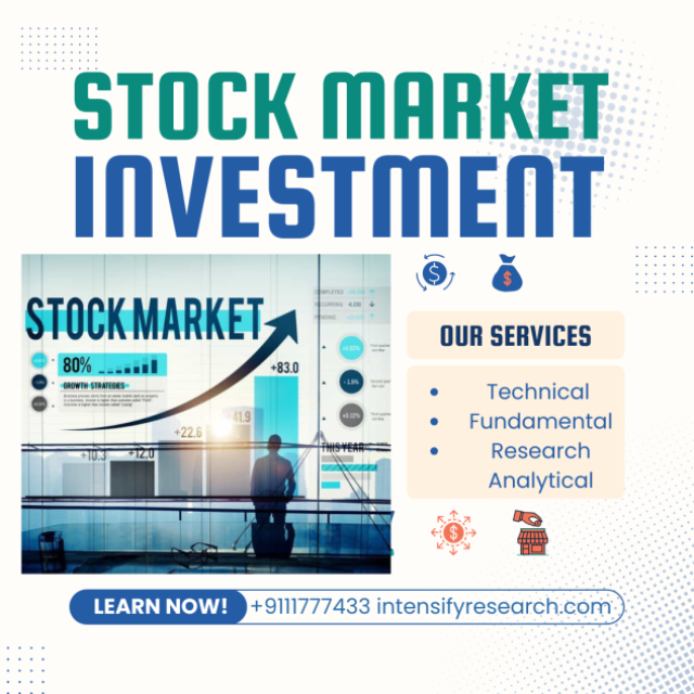 Traders who wants to invest in indian stock market connect with intensify research pvt ltd.