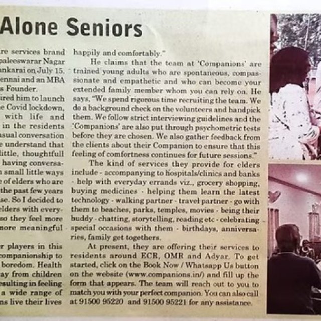 Elder Care in Chennai