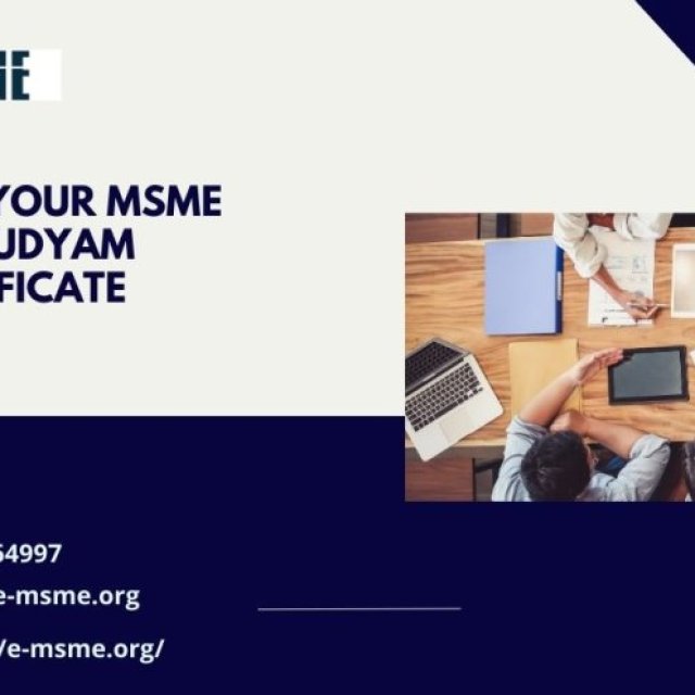 Legalize Your MSME with Udyam Certificate