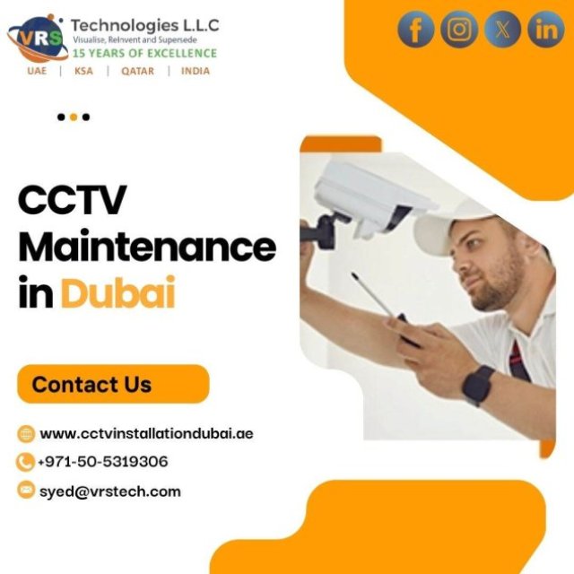 Which Company Provides Expert CCTV Maintenance Dubai?