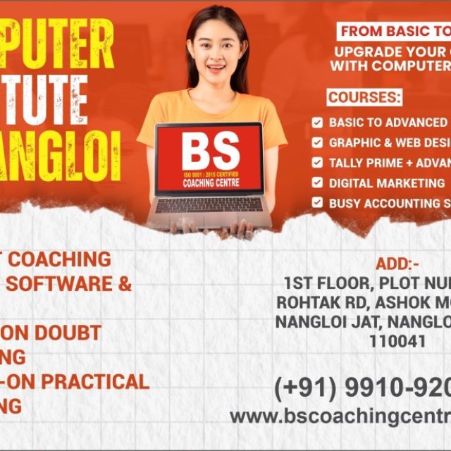 Computer Coaching in Nangloi: BS Coaching Centre with Expert Faculty