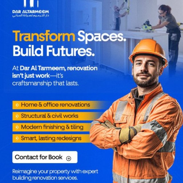 Dar Al Tarmeem - Your Trusted Maintenance & Renovation Partner in the UAE