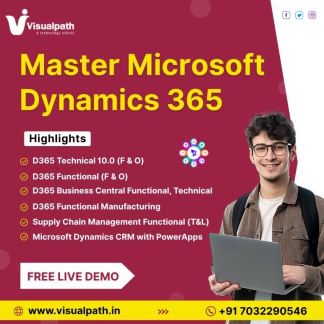 Microsoft Dynamics 365 Modules Online Training Course at Visualpath