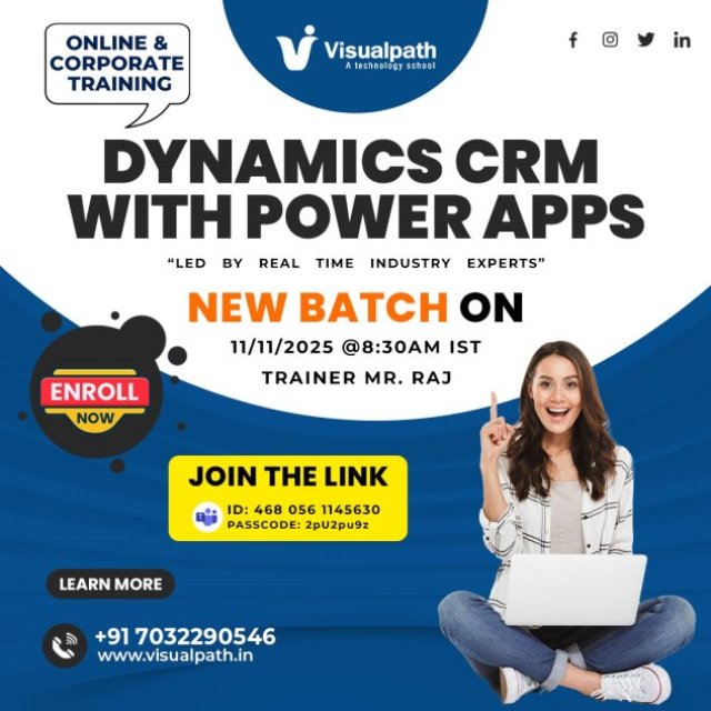 Visualpath Dynamics CRM with Power Apps Training | Nov 11 Batch