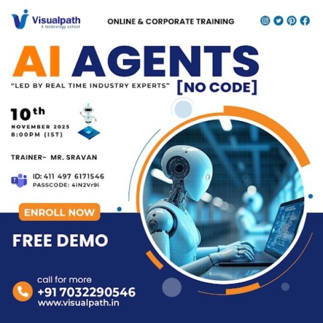 Join the AI Agents Online Free Demo on Nov 10th!
