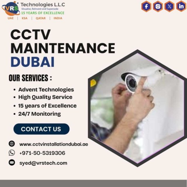 What Are the Benefits of CCTV Maintenance Dubai Packages?