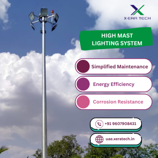 Install Xeratech’s High Mast Lighting System In Your Town Today!
