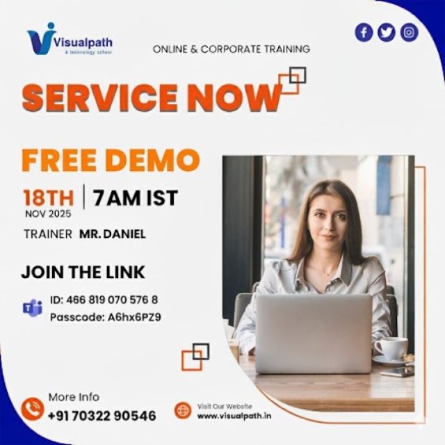 Upcoming Free ServiceNow Online Demo