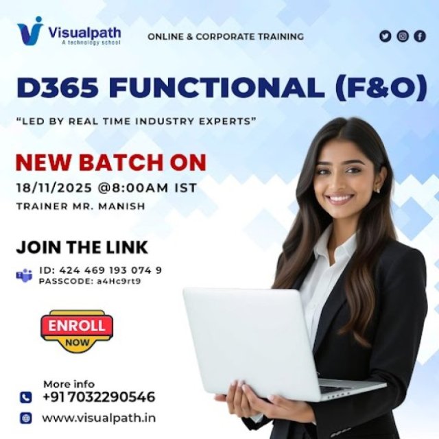 D365 Functional F&O Online Free Demo