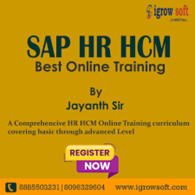 Best SAP HR HCM Online Training in Hyderabad | Igrowsoft