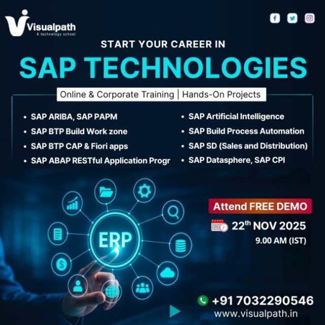 Grow Your Career Skills with Visualpath’s Online SAP Training