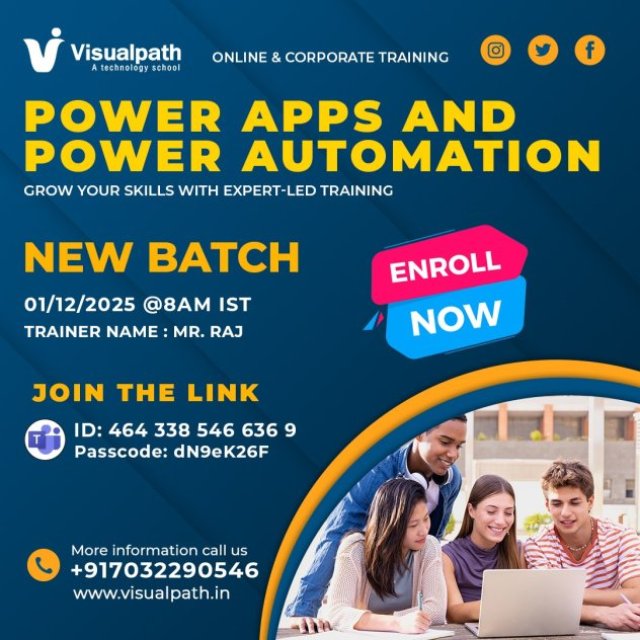 PowerApps and Power Automate New Batch Starts Dec 1st - Join Now!
