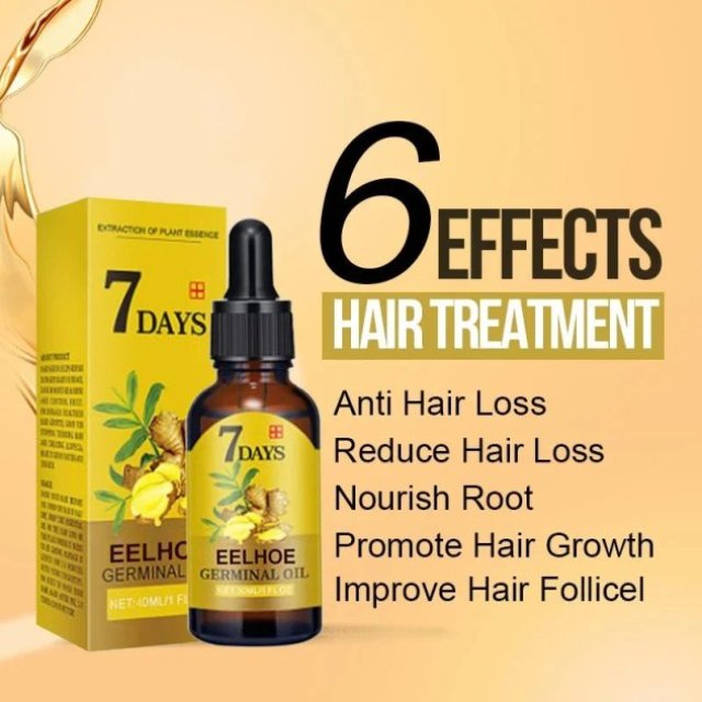 7 Days Eelhoe Germinal Oil - Fast Hair Growth & Nourishment