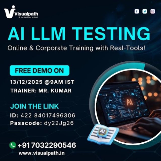 Join the AI LLM Testing Online Free Demo on December 13th!