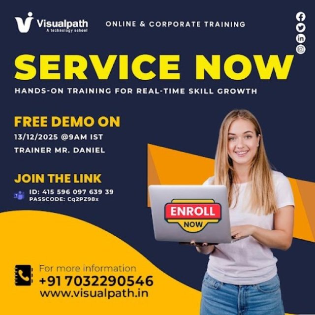 ServiceNow ITSM & CMDB Live Demo Online | Visualpath