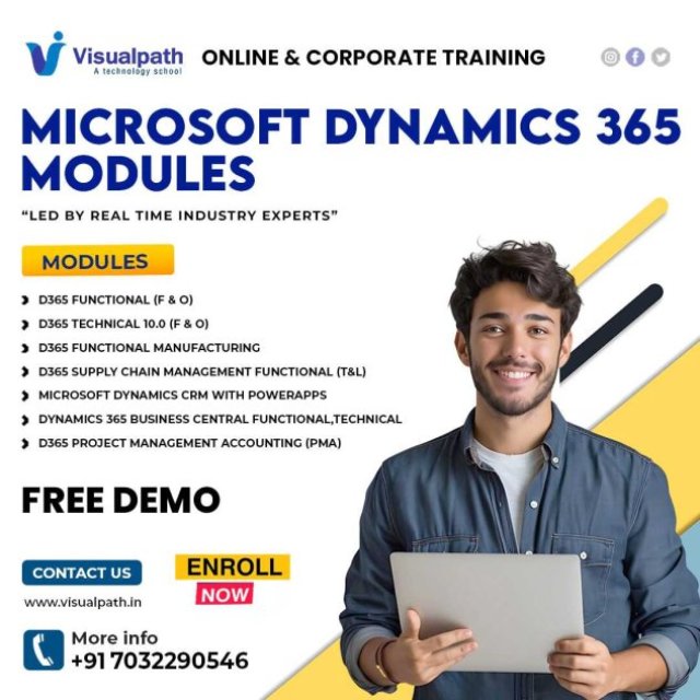 Learn Microsoft Dynamics 365 for Real-World Roles with Visualpath