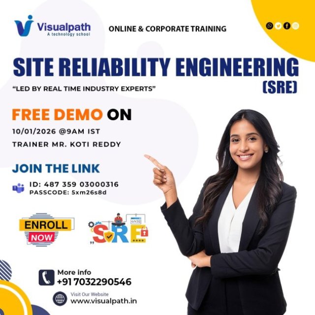 Free SRE Online Demo by Visualpath | Learn SRE Basics 10th Jan 2026
