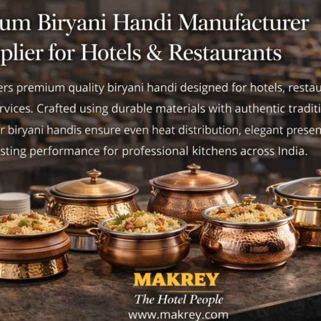Premium Biryani Handi for Hotels, Restaurants & Catering Use