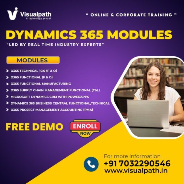 Professional Microsoft Dynamics 365 Modules Training by Visualpath