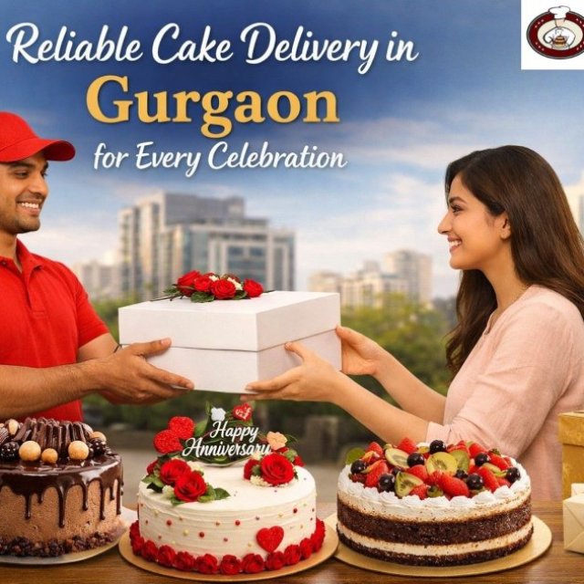 Reliable Cake Delivery in Gurgaon for Every Celebration