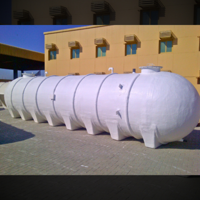 Large Industrial GRP Water Storage Tanks in UAE
