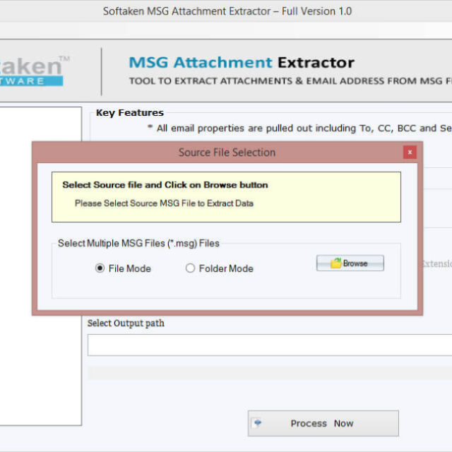 Save and Organize Deleted Attachments with Softaken MSG Attachment Extractor