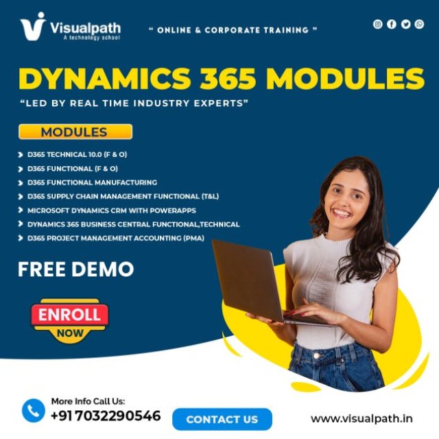 Beginner to Advanced D365 All Modules Training Online