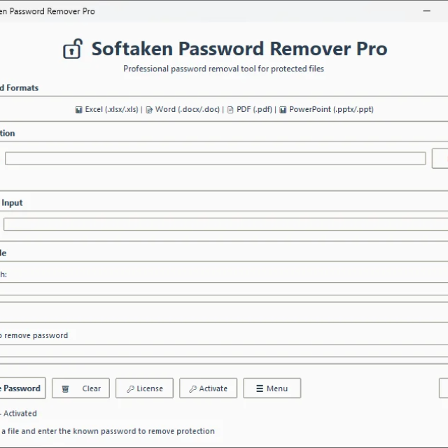 Softaken Freeware PowerPoint Password Remover