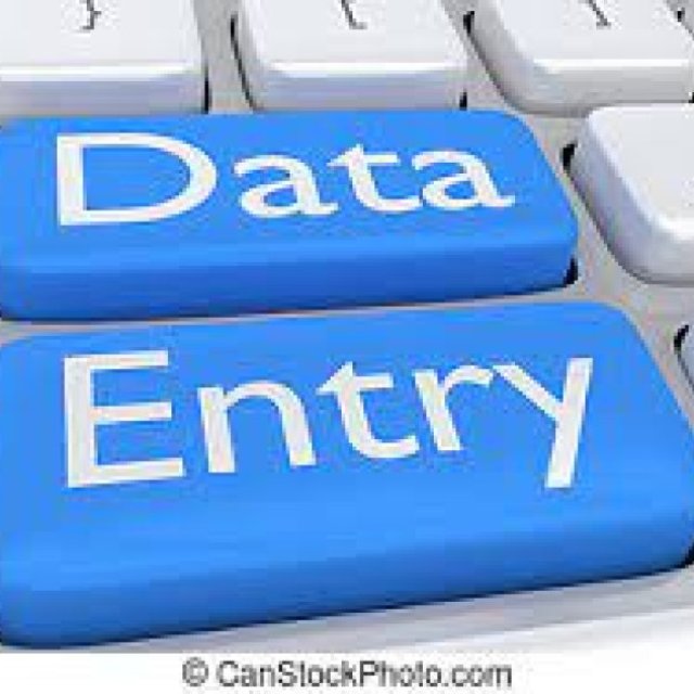 Data Entry and Typing Project Available 7708244092