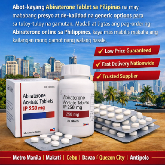 Buy Abiraterone Online Philippines with Fast Delivery in Davao