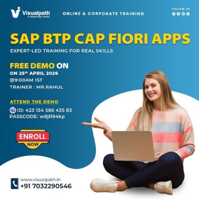 SAP BTP CAP Fiori Free Demo April 25 - Enroll Now