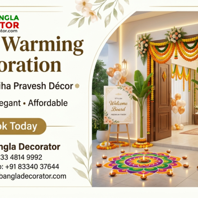 House Warming Decoration Services | Beautiful Griha Pravesh & Home Decoration