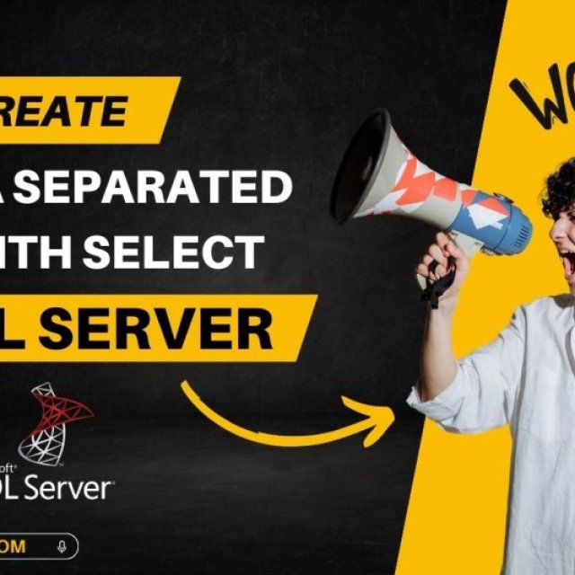 Create a Comma Separated List with SELECT in SQL Server by SQLYoga Guide