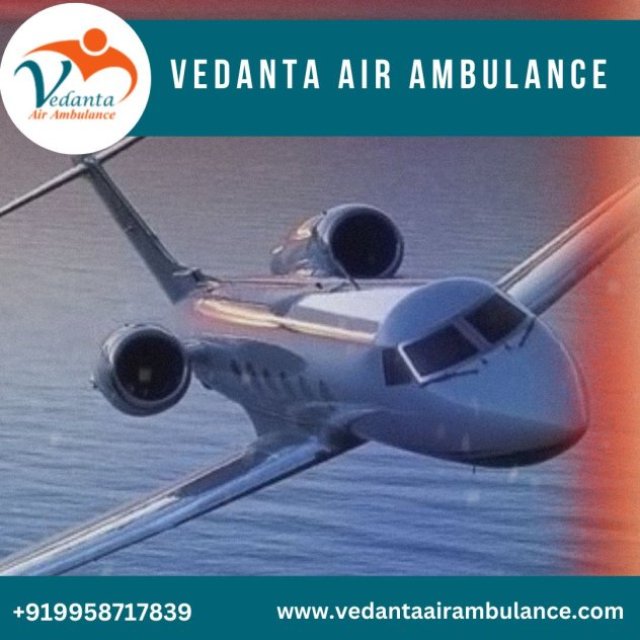 For Expert Healthcare Support Book Vedanta Air Ambulance Service in Varanasi