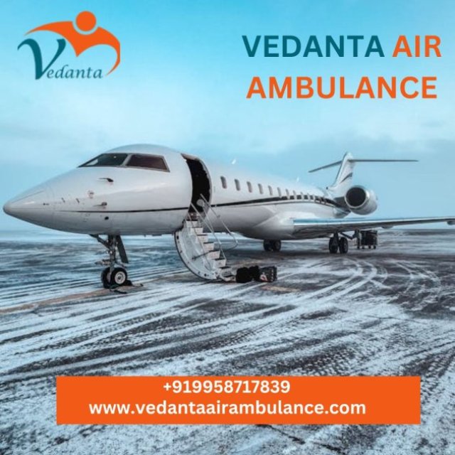 For Risk-Free Patient Transfer Book Vedanta Air Ambulance Service in Indore