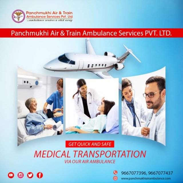 With Advanced ICU Facilities Avail of Panchmukhi Air Ambulance Service in Patna