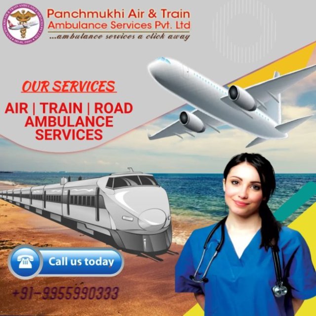 For Emergency Transfer Patients Book Panchmukhi Air Ambulance Service in Mumbai