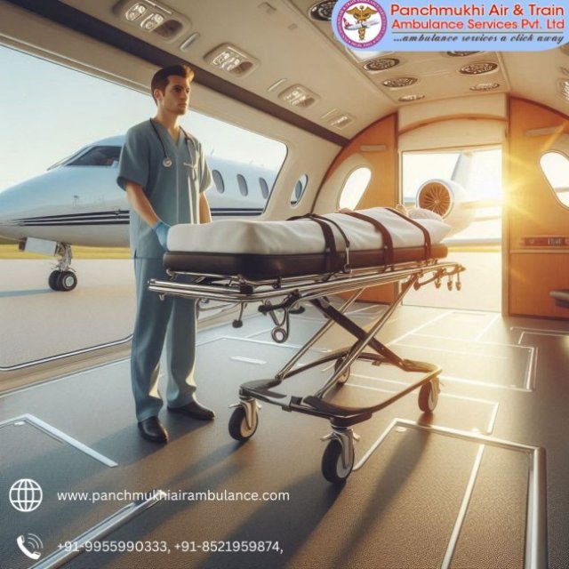 Take High-tech Panchmukhi Air Ambulance Service in Ranchi for Emergency Transfer of Sick Patients