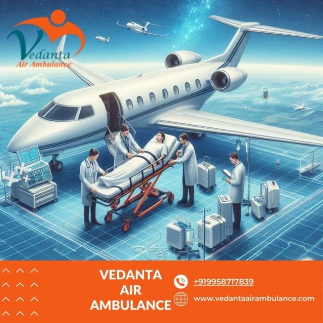 For Advanced Patient Transfer Book Vedanta Air Ambulance Service in Varanasi