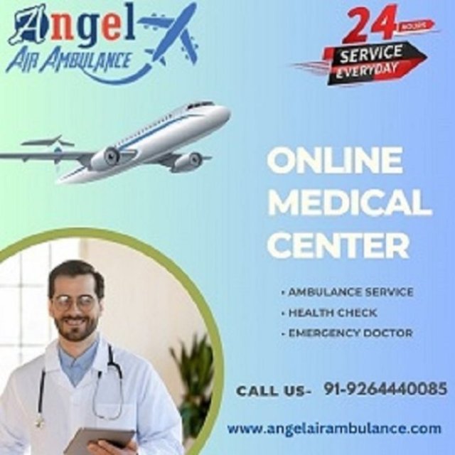 Use Angel Air Ambulance Service in Guwahati at Reasonable Price