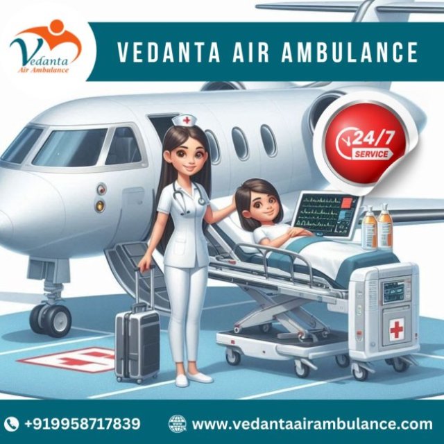 Book Vedanta Air Ambulance in Patna with Extraordinary Medical System