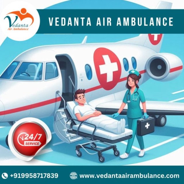 Obtain Vedanta Air Ambulance from Kolkata with Modern Medical Setup