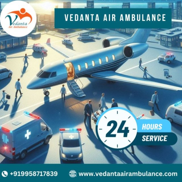 For the Life-Saving Medical Team Take Vedanta Air Ambulance Service in Chennai